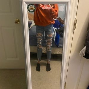 American eagle distressed jeans.